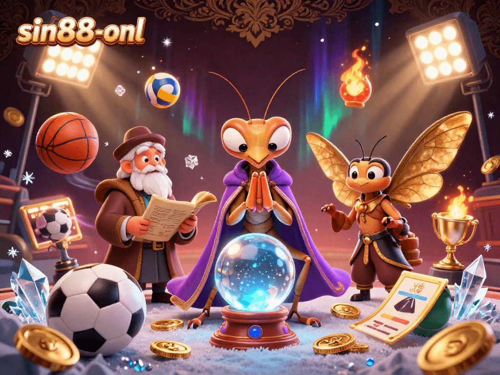 Optimize sports betting strategies with sin88-onl's vibrant casino illustration featuring dynamic elements.