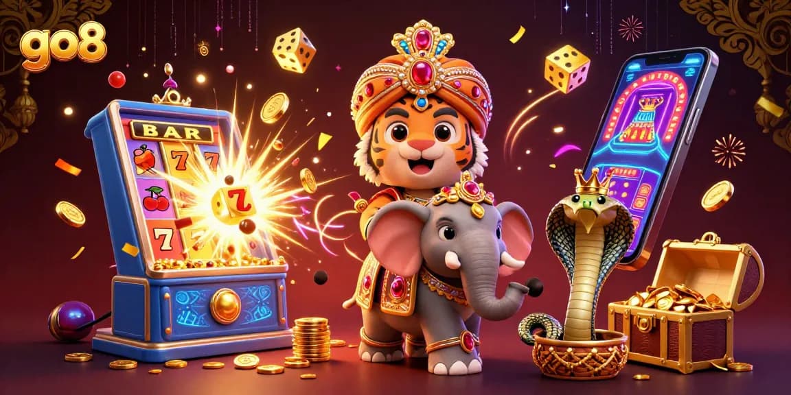 Experience thrilling wins at go8 with a vibrant casino scene featuring slots and exclusive games.
