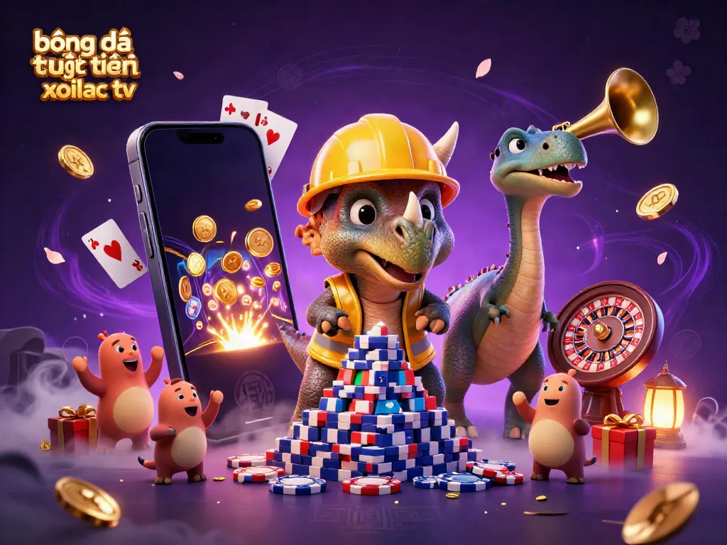 Engage with bóng đá trực tuyến xoilac tv through an exciting 3D scene celebrating poker and casino gaming.