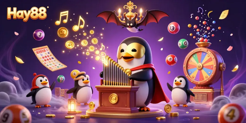 Experience thrilling gameplay at Hay88 with a vibrant, action-packed casino scene.