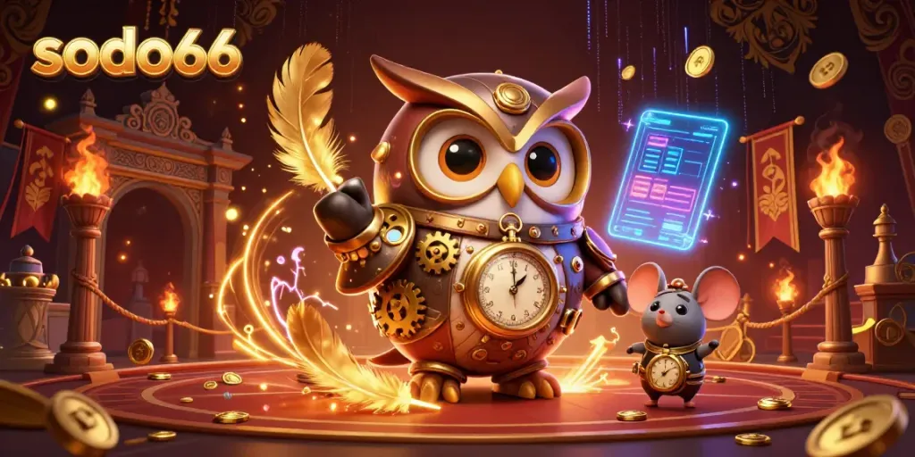 Spark excitement with the vibrant atmosphere of SODO66, featuring captivating casino elements and characters.
