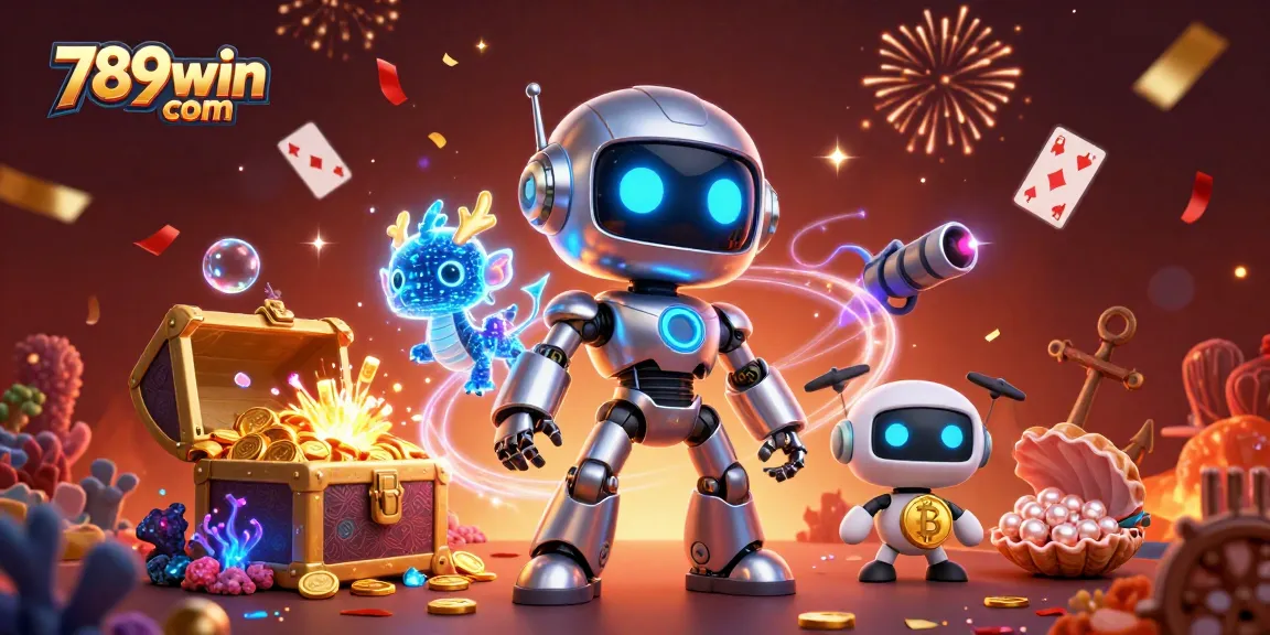 Engage with the thrilling atmosphere of 789win com online gaming featuring vibrant 3D characters and casino elements.