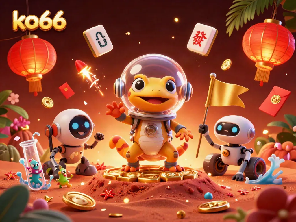 Experience magical wins at ko66 with playful geckos unearthing a golden casino